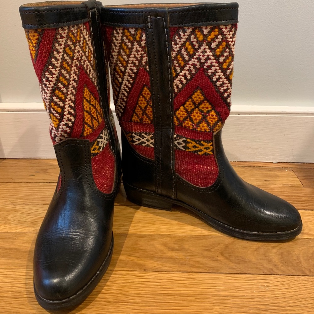 Hand-made Moroccan Leather Boots